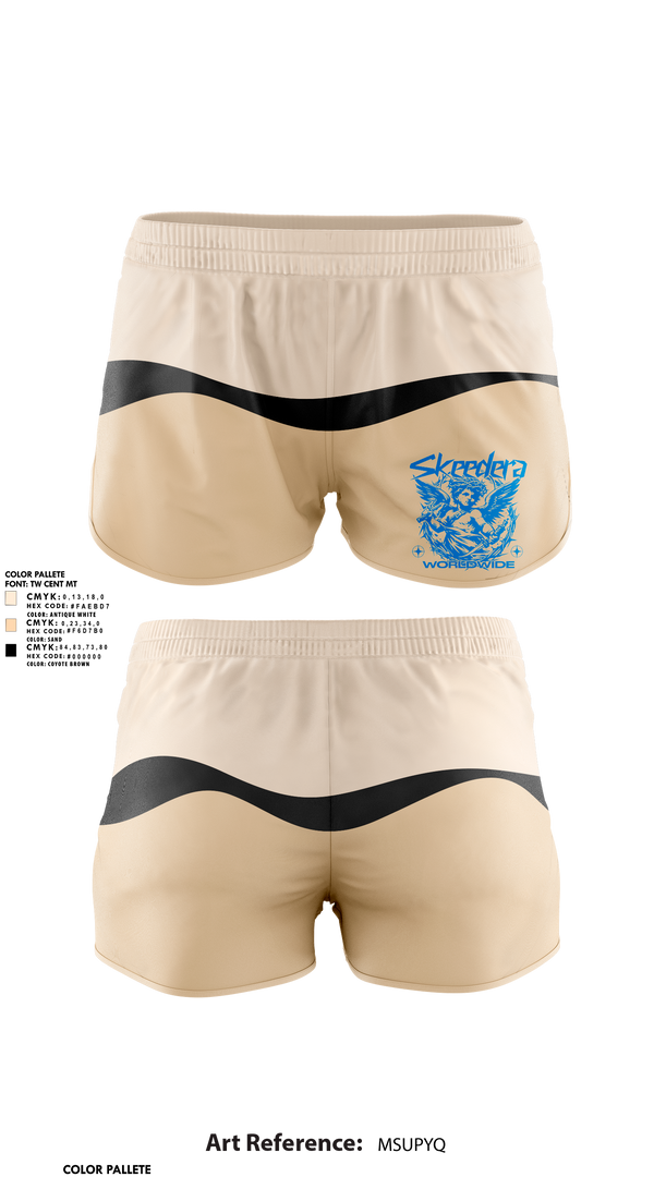 Womens Shorts, Skeedera, , Teamtime, Team time, sublimation, custom sports apparel, team uniforms, spirit wear, spiritwear, sports uniforms, custom shirts, team store, custom team store, fundraiser sports, apparel fundraiser