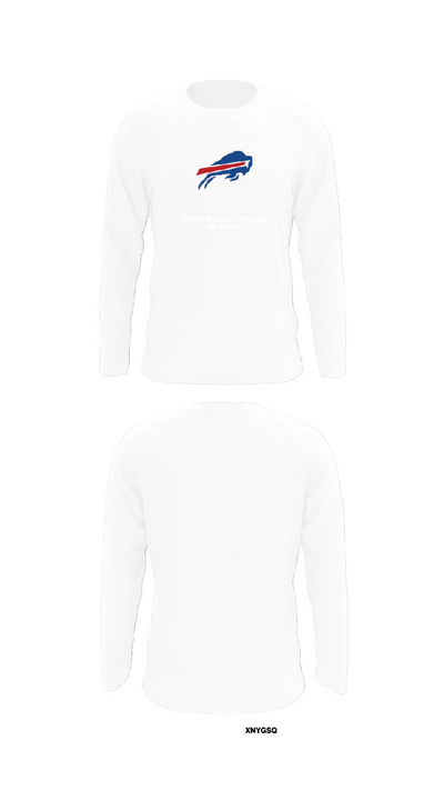 Keystone Bills Football and Cheer 89420686 Long Sleeve Performance Shirt - 8