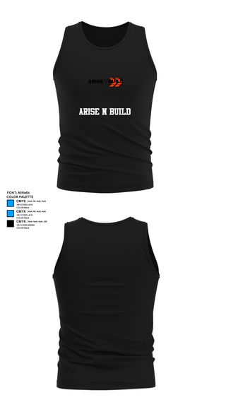 Tank Top, Arise N Build, , Teamtime, Team time, sublimation, custom sports apparel, team uniforms, spirit wear, spiritwear, sports uniforms, custom shirts, team store, custom team store, fundraiser sports, apparel fundraiser