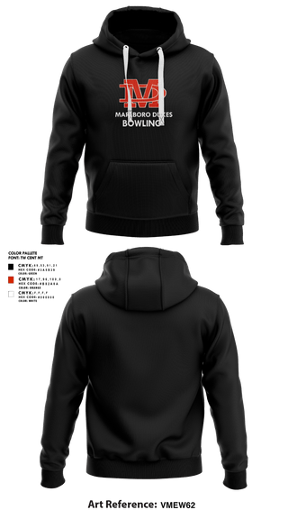 Hoodie, Marlboro Dukes, Bowling, Teamtime, Team time, sublimation, custom sports apparel, team uniforms, spirit wear, spiritwear, sports uniforms, custom shirts, team store, custom team store, fundraiser sports, apparel fundraiser