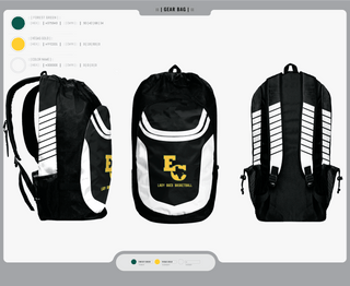 Gear Bag, East Chambers High School Basketball, Women's Basketball, Teamtime, Team time, sublimation, custom sports apparel, team uniforms, spirit wear, spiritwear, sports uniforms, custom shirts, team store, custom team store, fundraiser sports, apparel fundraiser