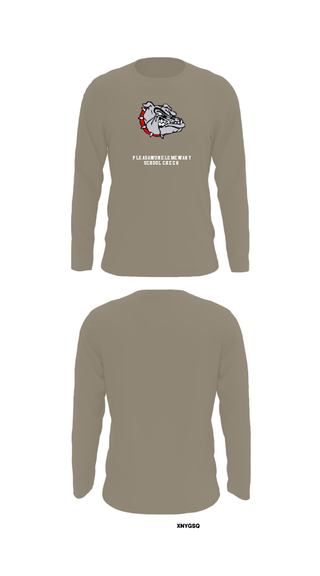 Long Sleeve Performance Shirt, Pleasanton Elementary School Cheer, Cheer, Teamtime, Team time, sublimation, custom sports apparel, team uniforms, spirit wear, spiritwear, sports uniforms, custom shirts, team store, custom team store, fundraiser sports, apparel fundraiser