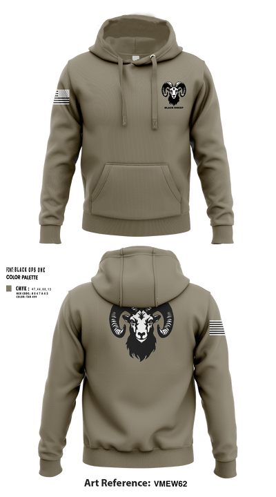 Black sheep 18926694 Hoodie - 3