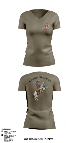 Women's Short Sleeve Vneck Shirt, FSU ROTC, Army, Teamtime, Team time, sublimation, custom sports apparel, team uniforms, spirit wear, spiritwear, sports uniforms, custom shirts, team store, custom team store, fundraiser sports, apparel fundraiser