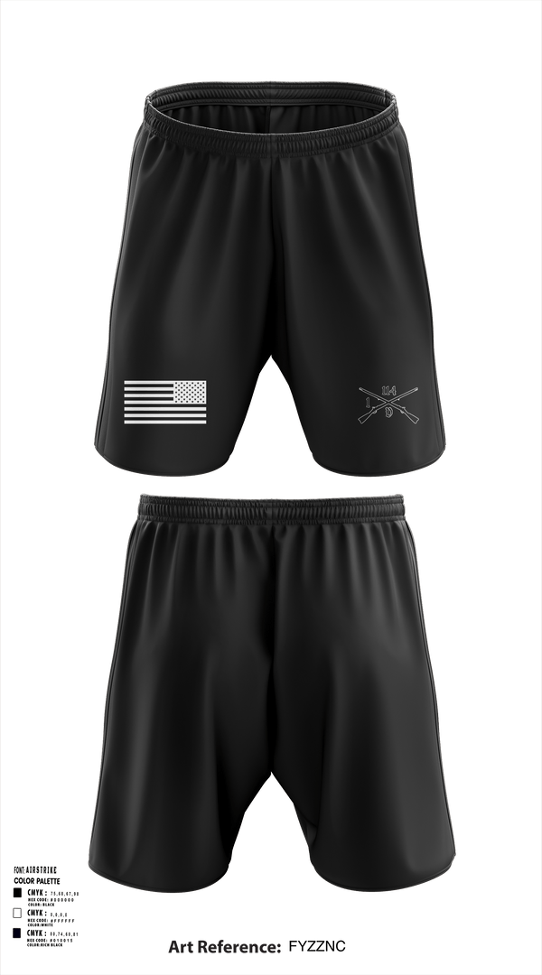 Athletic Shorts With Pockets, D-co 1-114th, Army, Teamtime, Team time, sublimation, custom sports apparel, team uniforms, spirit wear, spiritwear, sports uniforms, custom shirts, team store, custom team store, fundraiser sports, apparel fundraiser