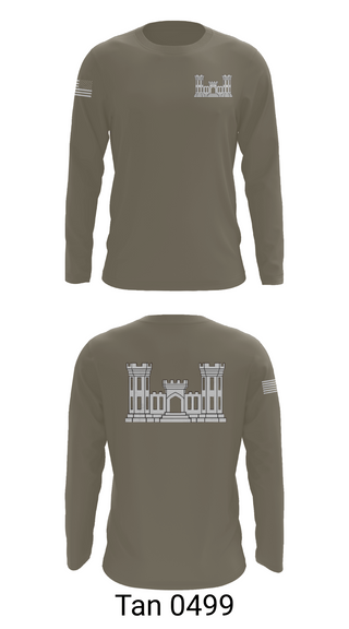 Long Sleeve Performance Shirt, 250TH ENGINEERING COMPANY, National Guard, Teamtime, Team time, sublimation, custom sports apparel, team uniforms, spirit wear, spiritwear, sports uniforms, custom shirts, team store, custom team store, fundraiser sports, apparel fundraiser