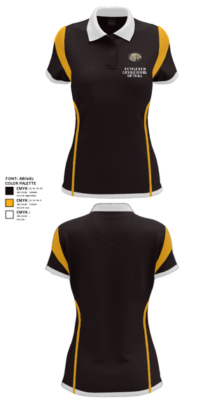 Women's Short Sleeve Performance Polo, Bethlehem Catholic School Softball, Softball, Teamtime, Team time, sublimation, custom sports apparel, team uniforms, spirit wear, spiritwear, sports uniforms, custom shirts, team store, custom team store, fundraiser sports, apparel fundraiser