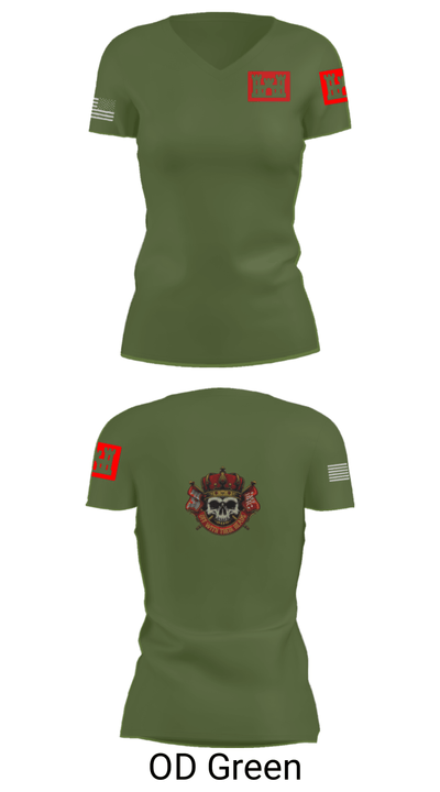 Overlords 20209988 Women's Short Sleeve V-neck Shirt - 48