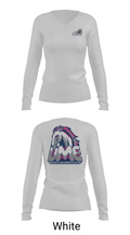 D&L liquid enterprises 35819912 Women's Long Sleeve V-neck Shirt - 16