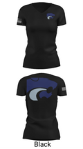DEPEW WILDCATS 22607929 Women's Short Sleeve V-neck Shirt - 38
