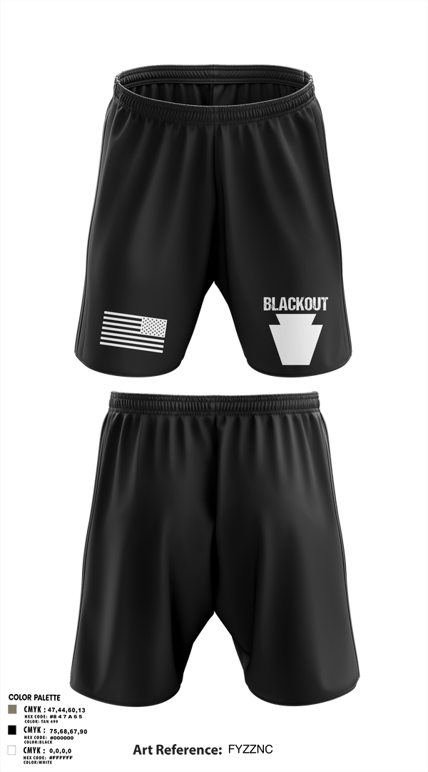 Athletic Shorts With Pockets, Blackout, National Guard, Teamtime, Team time, sublimation, custom sports apparel, team uniforms, spirit wear, spiritwear, sports uniforms, custom shirts, team store, custom team store, fundraiser sports, apparel fundraiser