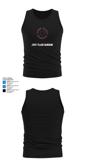 Tank Top, Just Plain Random, , Teamtime, Team time, sublimation, custom sports apparel, team uniforms, spirit wear, spiritwear, sports uniforms, custom shirts, team store, custom team store, fundraiser sports, apparel fundraiser