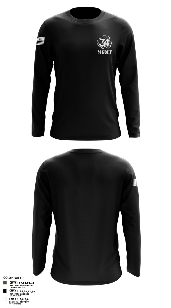 Long Sleeve Performance Shirt, 34 mgmt, , Teamtime, Team time, sublimation, custom sports apparel, team uniforms, spirit wear, spiritwear, sports uniforms, custom shirts, team store, custom team store, fundraiser sports, apparel fundraiser