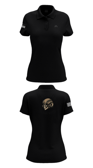 Women's Short Sleeve Performance Polo, 3rd PLT Black Sheep, Army, Teamtime, Team time, sublimation, custom sports apparel, team uniforms, spirit wear, spiritwear, sports uniforms, custom shirts, team store, custom team store, fundraiser sports, apparel fundraiser