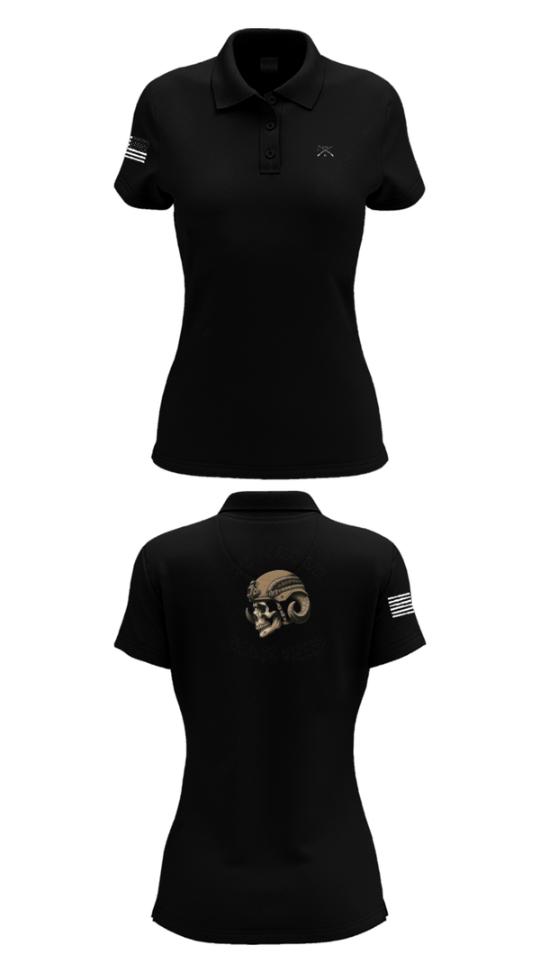 Women's Short Sleeve Performance Polo, 3rd PLT Black Sheep, Army, Teamtime, Team time, sublimation, custom sports apparel, team uniforms, spirit wear, spiritwear, sports uniforms, custom shirts, team store, custom team store, fundraiser sports, apparel fundraiser