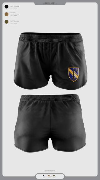 Womens Shorts, VALOR CO. 5BN, 1SFAB, Army, Teamtime, Team time, sublimation, custom sports apparel, team uniforms, spirit wear, spiritwear, sports uniforms, custom shirts, team store, custom team store, fundraiser sports, apparel fundraiser