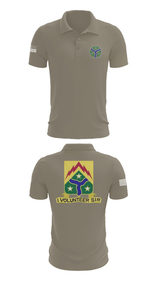 Short Sleeve Performance Polo, 278th Armored Cavalry, Army, Teamtime, Team time, sublimation, custom sports apparel, team uniforms, spirit wear, spiritwear, sports uniforms, custom shirts, team store, custom team store, fundraiser sports, apparel fundraiser