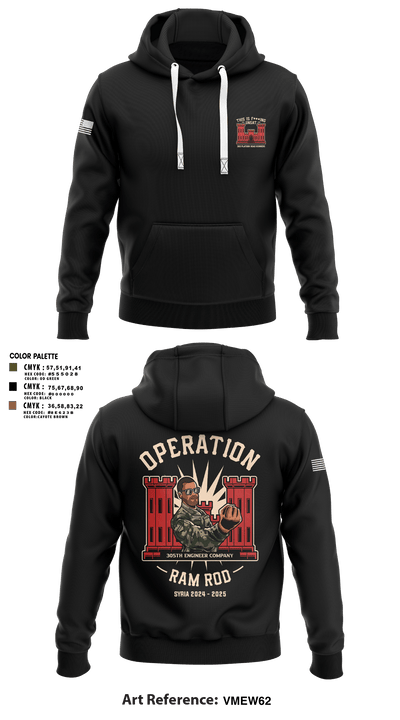 305th En Co 82429511 Hoodie - 4