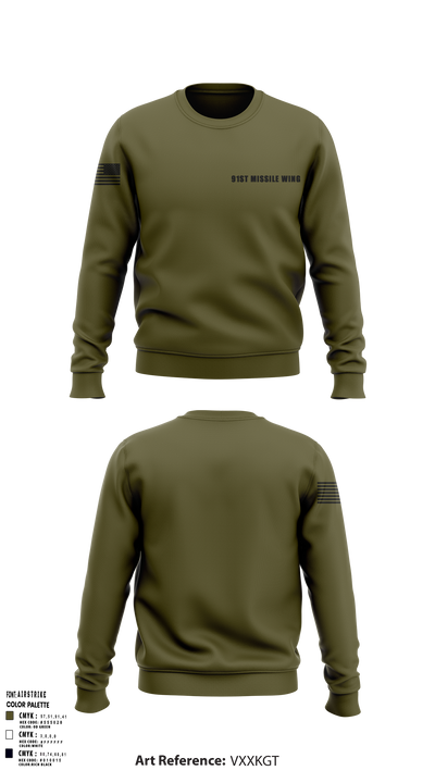91st missile wing 66041699 Crew Neck Sweatshirt - 104