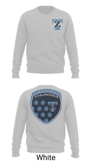 Crew Neck Sweatshirt, THUNDER, Men's Soccer, Teamtime, Team time, sublimation, custom sports apparel, team uniforms, spirit wear, spiritwear, sports uniforms, custom shirts, team store, custom team store, fundraiser sports, apparel fundraiser