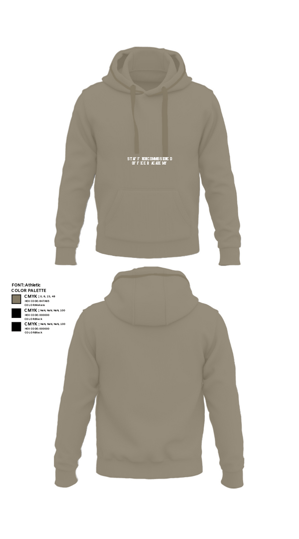 Hoodie, Staff Non Commissioned Officer Academy, , Teamtime, Team time, sublimation, custom sports apparel, team uniforms, spirit wear, spiritwear, sports uniforms, custom shirts, team store, custom team store, fundraiser sports, apparel fundraiser