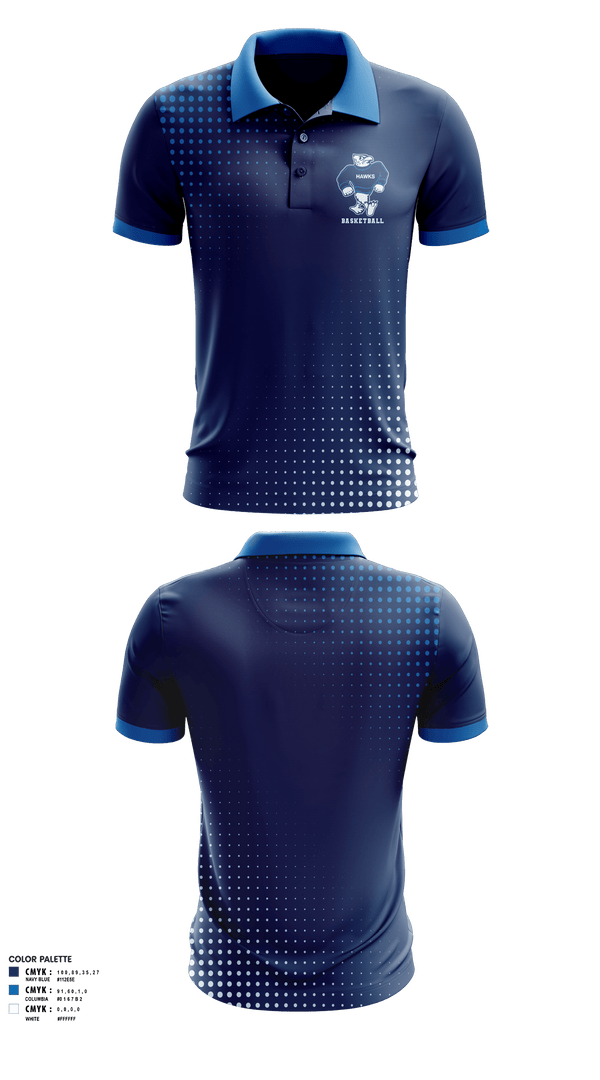 Short Sleeve Performance Polo, Prairie Central Junior High School Basketball, Women's Basketball, Teamtime, Team time, sublimation, custom sports apparel, team uniforms, spirit wear, spiritwear, sports uniforms, custom shirts, team store, custom team store, fundraiser sports, apparel fundraiser
