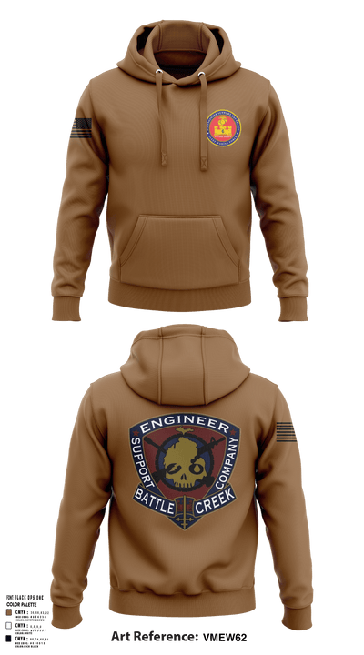 6th Engineer Support 55930969 Hoodie - 125