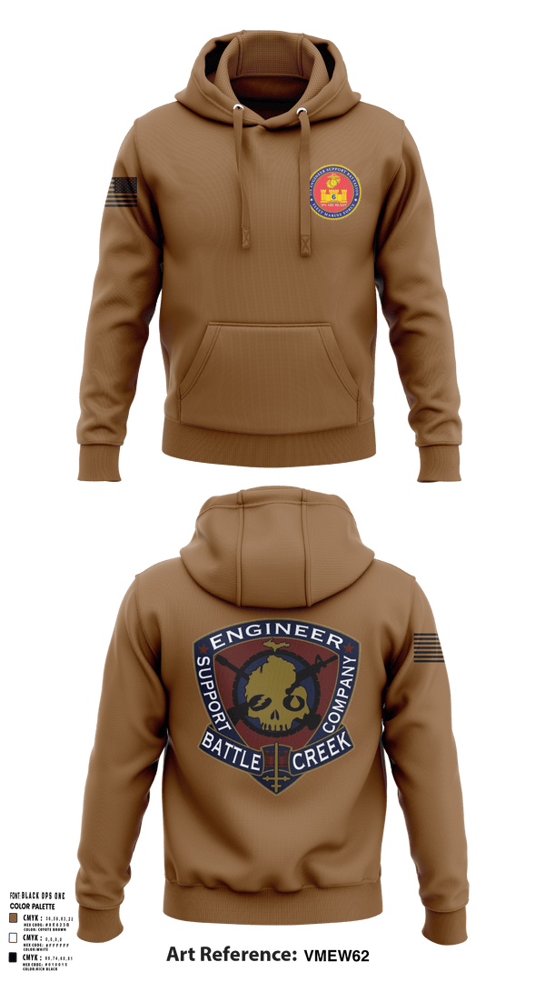 Hoodie, 6th Engineer Support, Marines, Teamtime, Team time, sublimation, custom sports apparel, team uniforms, spirit wear, spiritwear, sports uniforms, custom shirts, team store, custom team store, fundraiser sports, apparel fundraiser