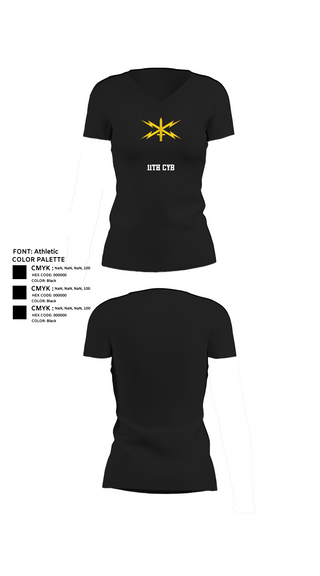 Womens Short Sleeve Vneck Shirt, 11th CYB, , Teamtime, Team time, sublimation, custom sports apparel, team uniforms, spirit wear, spiritwear, sports uniforms, custom shirts, team store, custom team store, fundraiser sports, apparel fundraiser