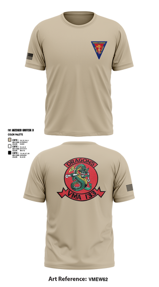 Short Sleeve Performance Shirt, MAG-42 VMA-133, , Teamtime, Team time, sublimation, custom sports apparel, team uniforms, spirit wear, spiritwear, sports uniforms, custom shirts, team store, custom team store, fundraiser sports, apparel fundraiser