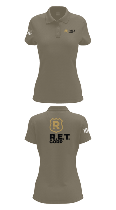 RET CORP 33326250 Women's Short Sleeve Performance Polo  - 71