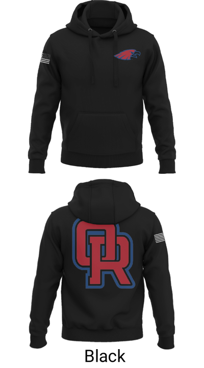Oak Ridge High School Tennis 19732453 Hoodie - 10