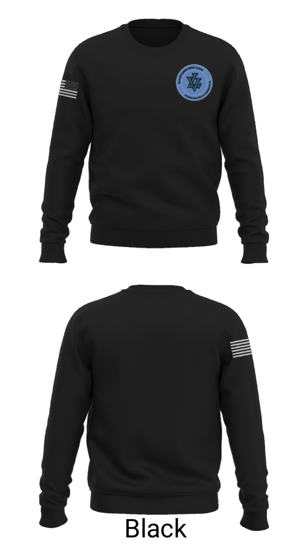 Crew Neck Sweatshirt, Warren Middle School Cheer, Cheer, Teamtime, Team time, sublimation, custom sports apparel, team uniforms, spirit wear, spiritwear, sports uniforms, custom shirts, team store, custom team store, fundraiser sports, apparel fundraiser