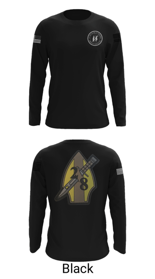 Long Sleeve Performance Shirt, 2nd bn 8th Marines, Marines, Teamtime, Team time, sublimation, custom sports apparel, team uniforms, spirit wear, spiritwear, sports uniforms, custom shirts, team store, custom team store, fundraiser sports, apparel fundraiser