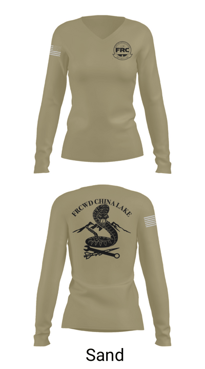 FRCW Det China Lake 77874179 Women's Long Sleeve V-neck Shirt - 54