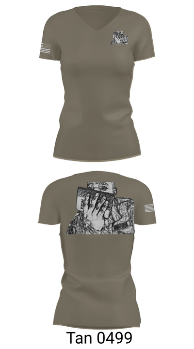 29th MP CO. 14693703 Women's Short Sleeve V-neck Shirt - 68
