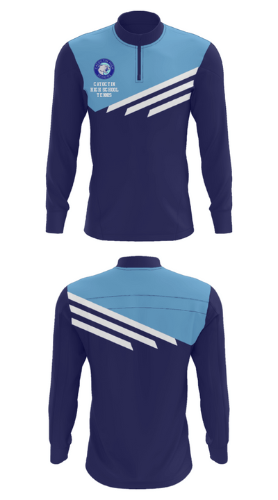 Catoctin High School Tennis 34833379 Quarter Zip Jacket - 30