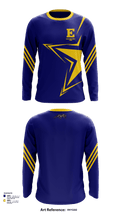 Euclid High School Cheer 49423458 Long Sleeve Performance Shirt - 122