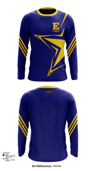 Long Sleeve Performance Shirt, Euclid High School Cheer, Cheer, Teamtime, Team time, sublimation, custom sports apparel, team uniforms, spirit wear, spiritwear, sports uniforms, custom shirts, team store, custom team store, fundraiser sports, apparel fundraiser