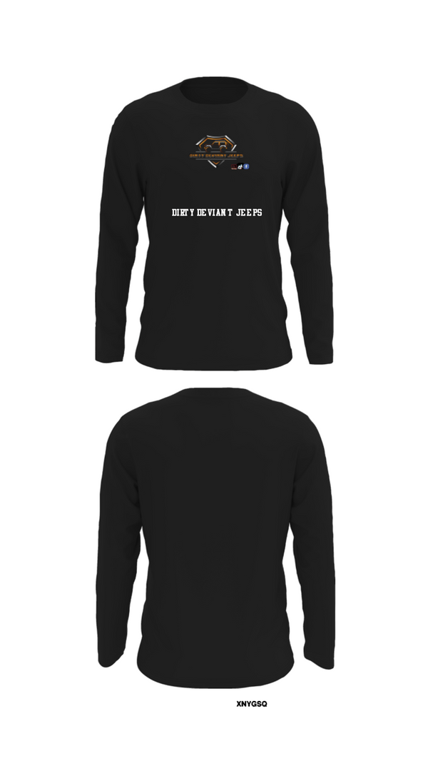 Long Sleeve Performance Shirt, Dirty Deviant Jeeps, , Teamtime, Team time, sublimation, custom sports apparel, team uniforms, spirit wear, spiritwear, sports uniforms, custom shirts, team store, custom team store, fundraiser sports, apparel fundraiser