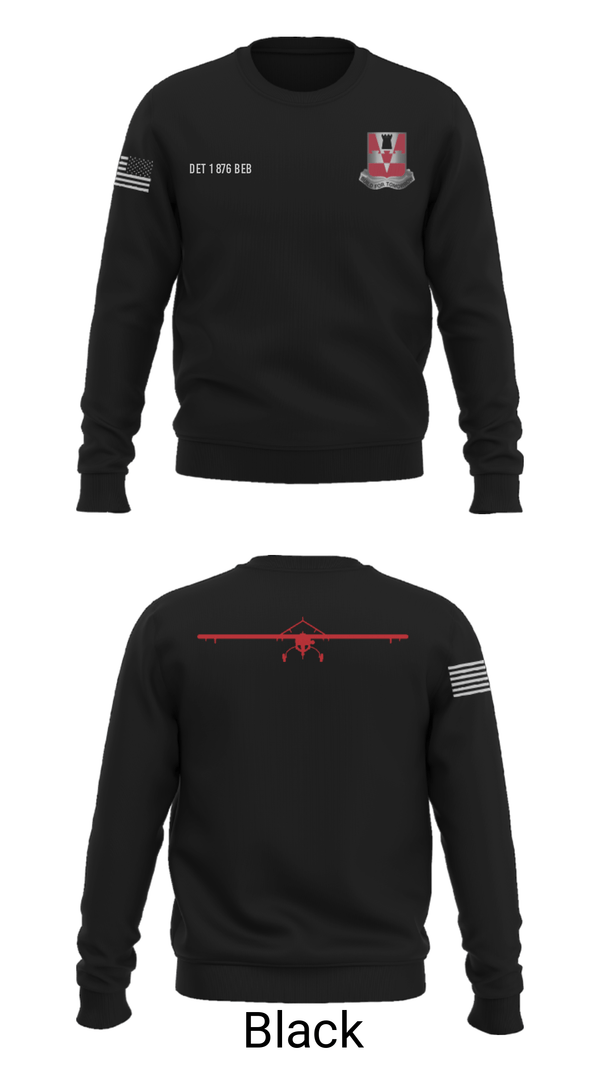 Crew Neck Sweatshirt, Det 1 876 BEB, , Teamtime, Team time, sublimation, custom sports apparel, team uniforms, spirit wear, spiritwear, sports uniforms, custom shirts, team store, custom team store, fundraiser sports, apparel fundraiser