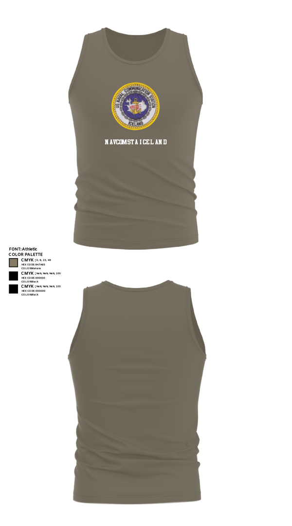 Tank Top, NAVCOMSTA Iceland, , Teamtime, Team time, sublimation, custom sports apparel, team uniforms, spirit wear, spiritwear, sports uniforms, custom shirts, team store, custom team store, fundraiser sports, apparel fundraiser