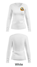 Grant Middle School 1260816 Women's Long Sleeve V-neck Shirt - 16