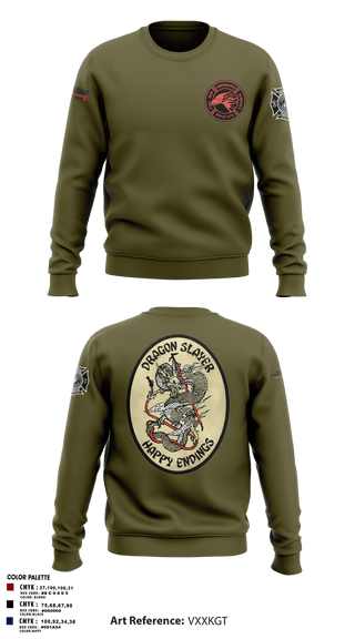 Crew Neck Sweatshirt, Marine Wing Support Squadron 473, Marines, Teamtime, Team time, sublimation, custom sports apparel, team uniforms, spirit wear, spiritwear, sports uniforms, custom shirts, team store, custom team store, fundraiser sports, apparel fundraiser