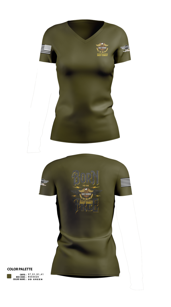 Womens Short Sleeve Vneck Shirt, HDCI east coast, , Teamtime, Team time, sublimation, custom sports apparel, team uniforms, spirit wear, spiritwear, sports uniforms, custom shirts, team store, custom team store, fundraiser sports, apparel fundraiser