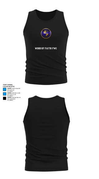 Tank Top, Word of Faith FWCWord of Faith FWC, , Teamtime, Team time, sublimation, custom sports apparel, team uniforms, spirit wear, spiritwear, sports uniforms, custom shirts, team store, custom team store, fundraiser sports, apparel fundraiser