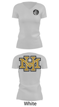 Mount Hebron High School Tennis 87801996 Women's Short Sleeve V-neck Shirt - 7