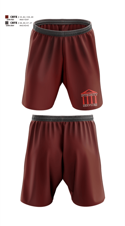 Integrity Services 54083186 Athletic Shorts With Pockets - 1 (1)