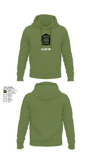 Hoodie, Class 88, Air Force, Teamtime, Team time, sublimation, custom sports apparel, team uniforms, spirit wear, spiritwear, sports uniforms, custom shirts, team store, custom team store, fundraiser sports, apparel fundraiser