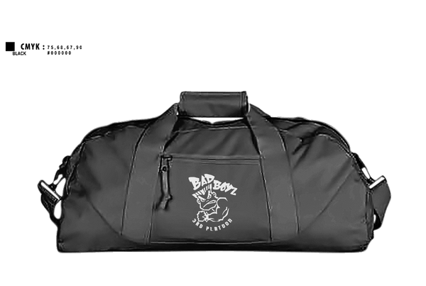 Duffle Bag, 3RD PLT BAD BOYS3RD PLT BAD BOYS 899719921-299 DismountBlue EwokDismount sabersBlue Ewok, Army, Teamtime, Team time, sublimation, custom sports apparel, team uniforms, spirit wear, spiritwear, sports uniforms, custom shirts, team store, custom team store, fundraiser sports, apparel fundraiser